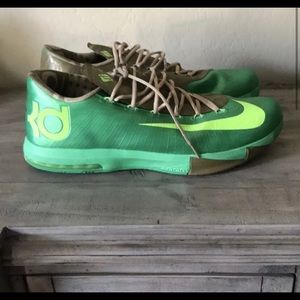 Nike KD 6 VI Bamboo Basketball Shoes Size 18 100% Authentic No Box Duran…